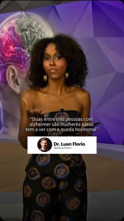 Reel sobre Alzheimer e queda hormonal